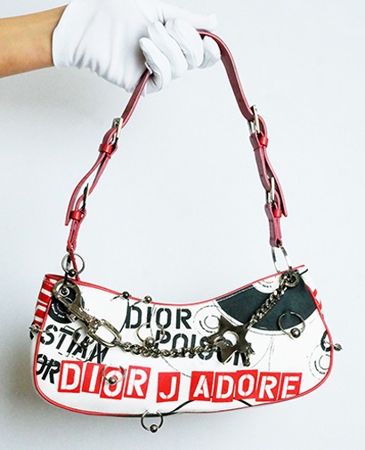 Hardcore Pierced Shoulder Bag, front view